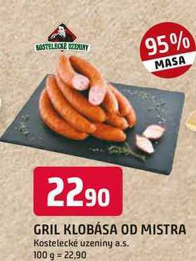 Trefa Gril klobása od mistra 100 g nabídka