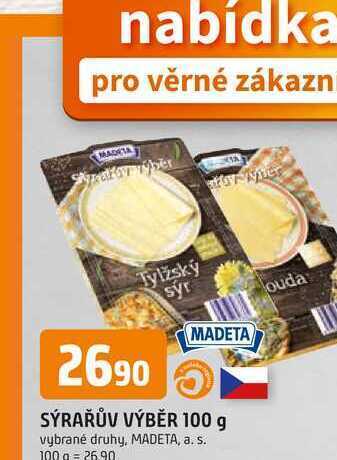 Trefa Sýrařův výběr 100 g nabídka