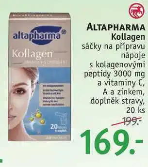 Rossmann Altapharma kollagen sáčky na přípravu nápoje, 20 ks nabídka