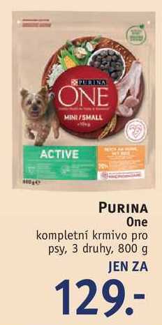 Rossmann Purina one kompletní krmivo pro psy, 800 g nabídka