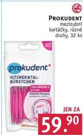 Rossmann Prokudent mezizubní kartáčky, 32 ks nabídka