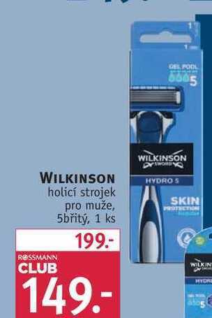 Rossmann Wilkinson holicí strojek pro muže, 1 ks nabídka