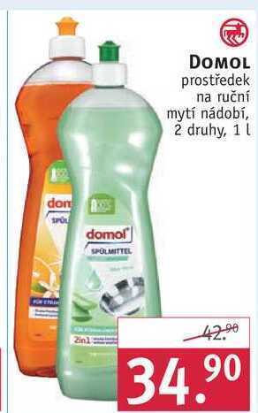 Rossmann Domol prostředek na ruční mytí nádobí, 1 l nabídka