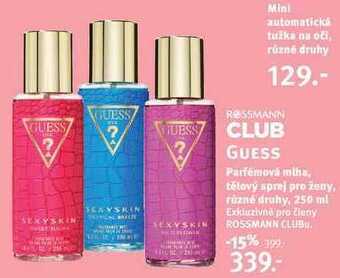 Rossmann Guess parfémová mlha, tělový sprej pro ženy, 250 ml nabídka