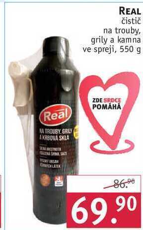 Rossmann Real čistič na trouby, grily a kamna ve spreji, 550 g nabídka