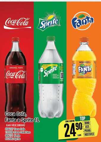 Tamda Foods Coca cola, fanta a sprite 1 l nabídka