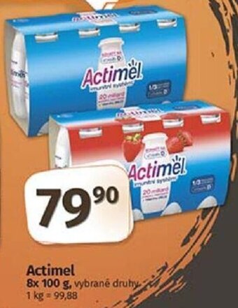 COOP TIP Actimel 8x 100 g nabídka