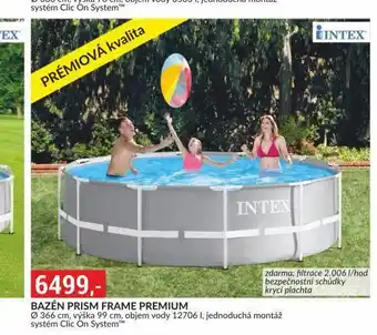 Baumax Bazén prism frame premium 366 cm nabídka