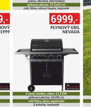 Baumax Plynový gril nevada nabídka