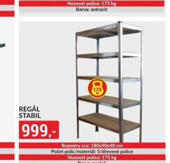 Baumax Regál stabil nabídka