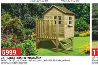 Baumax Zahradní domek mikuláš 2 nabídka