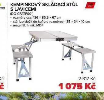 Auto Kelly Kempinkový skládací stůl s lavicemi nabídka