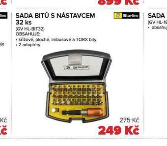 Auto Kelly Sada bitů s nástavcem 32 ks nabídka
