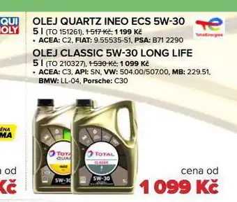 Auto Kelly Motorový olej classic 5w-30 long life nabídka