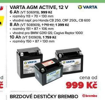 Auto Kelly Varta agm active 12v 10 ah nabídka
