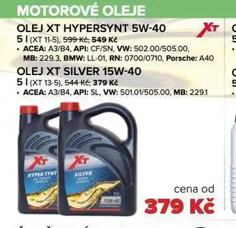 Auto Kelly Motorový olej xt silver 15w-40 nabídka