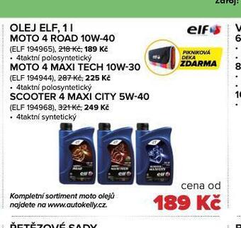 Auto Kelly Olej elf moto 4 road 10w-40 nabídka