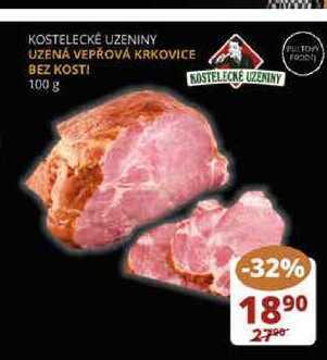 Flop Uzená vepřová krkovice bez kosti 100 g nabídka