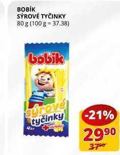 Flop Bobík sýrové tyčinky 80 g nabídka