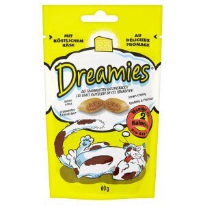 Flop Dreamies polštářky se sýrem doplňkové krmivo pro kočky a koťata 60g nabídka