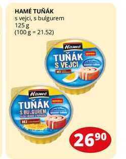 Flop Hamé tuňák s vejci, s bulgurem 125 g nabídka