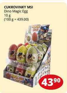 Flop Cukrovinky msi dino magic egg 10 g nabídka