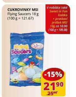 Cukrovinky msi flying saucers 18 g