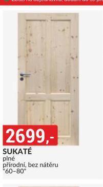 Baumax Dveře sukaté plné nabídka