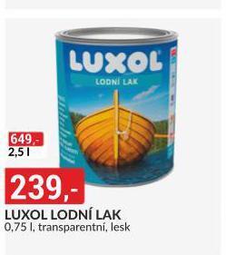 Baumax Luxol lodní lak nabídka