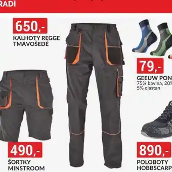 Baumax Kalhoty regge tmavošedé nabídka