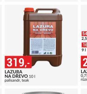 Baumax Lazura na dřevo nabídka