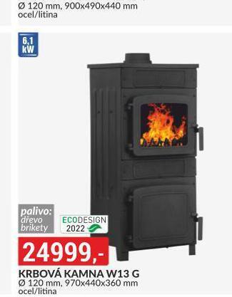 Baumax Krbová kamna w13 g nabídka