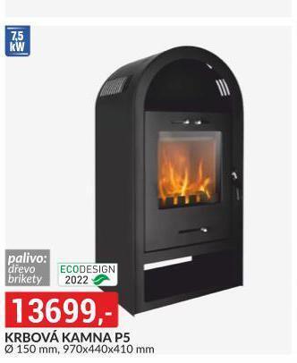 Baumax Krbová kamna p5 nabídka