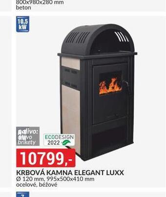 Baumax Krbová kamna elegant luxx nabídka