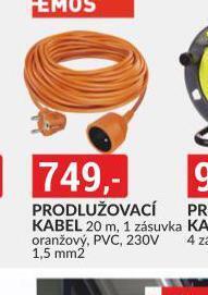 Baumax Prodlužovací kabel nabídka