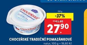Lidl Choceňské tradiční pomazánkové nabídka