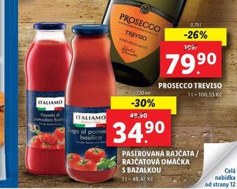 Lidl Rajčatová omáčka s bazalkou nabídka