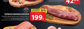 Lidl Vepřová panenská svíčková nabídka