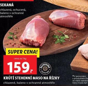 Lidl Krůtí stehenní maso na řízky nabídka