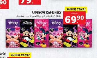 Lidl Papírové kapesníky nabídka