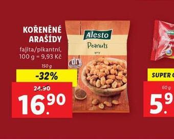 Lidl Kořeněné arašídy nabídka