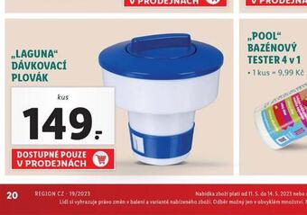 Lidl Laguna dávkovací plovák nabídka