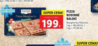Lidl Pizza rodinné balení nabídka
