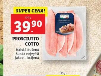 Lidl Prosciutto cotto nabídka