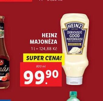 Lidl Heinz majonéza nabídka
