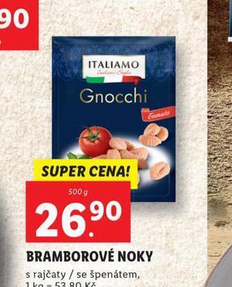 Lidl Bramborové noky nabídka