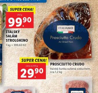 Lidl Prosciutto crudo nabídka
