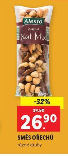 Lidl Směs ořechů nabídka