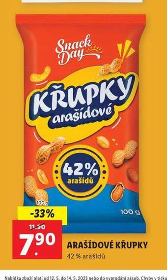 Lidl Arašídové křupky nabídka