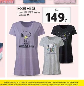 Lidl Noční košile nabídka